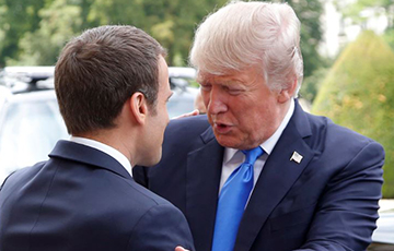 В Париже прошла встреча Макрона и Трампа