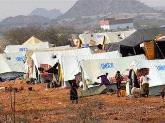Лагерь беженцев в Йемене подвергся авианалету