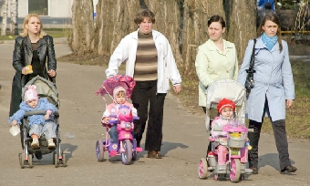 В Беларуси больше всего семей с одним ребенком