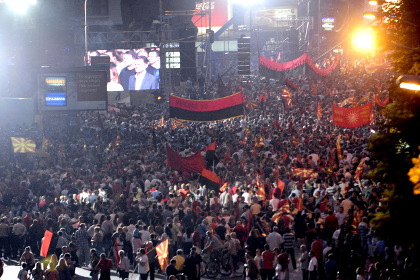 Премьер Македонии отказался уходить с поста «без воли народа»