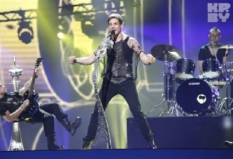 Группа Litesound проводит последнюю репетицию на сцене "Евровидения-2012" перед судейским голосованием