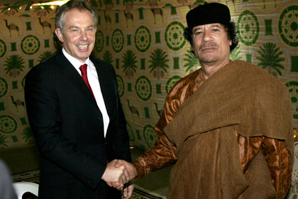 Тони Блэр пытался защитить от унижений Каддафи