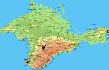 Как вода уходит из Крыма: карта вододефицита