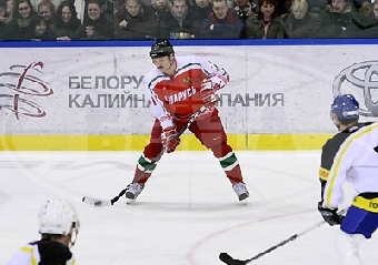 Хоккейная команда Президента Беларуси выиграла у дружины Внешэкономбанка России в товарищеском матче