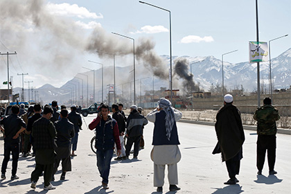 Талибы устроили двойной теракт в Кабуле
