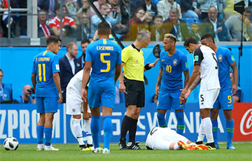 В матче Бразилия – Коста-Рика впервые на ЧМ после видеоповтора отменен пенальти