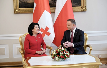 Президент Грузии поблагодарила Польшу за поддержку устремлений в ЕС и НАТО