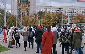 Белоруски начали марш по Минску