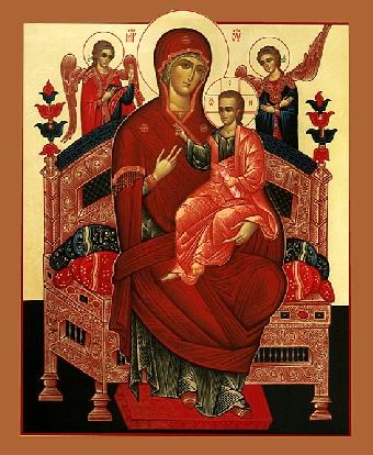 Копия чудотворной иконы Божией Матери "Всецарица" из афонского монастыря будет доставлена в Минск