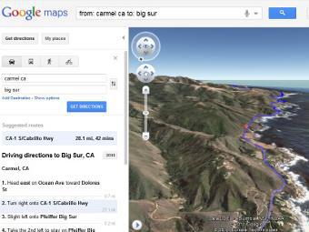 В Google Maps появился "вид с вертолета"