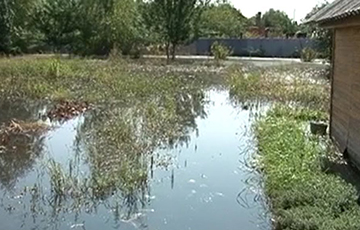 Видеофакт: В Беларуси ушел под воду агрогородок