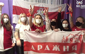 Девушки из Дражни провели необычную акцию солидарности