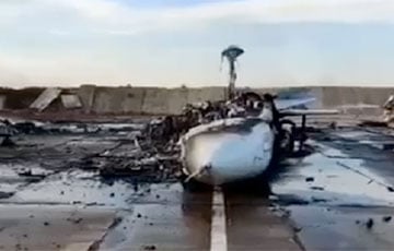 На авиабазе в Новофедоровке взорвали четыре склада боеприпасов РФ