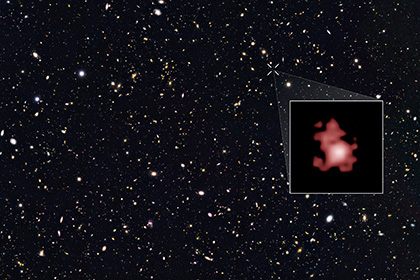 НАСА показало видео самой далекой галактики