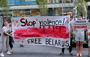 В Торонто поддержали перемены в Беларуси