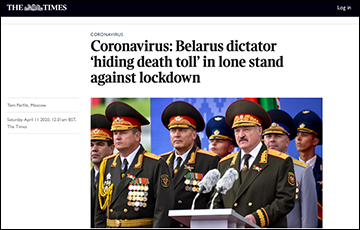 «Таймс»: Белорусский диктатор скрывает число смертей и продолжает отрицать карантин