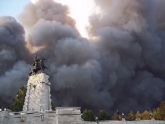 Пожар во время похорон разгорелся в Слониме