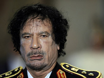 Резиденция Каддафи повреждена в результате бомбардировки