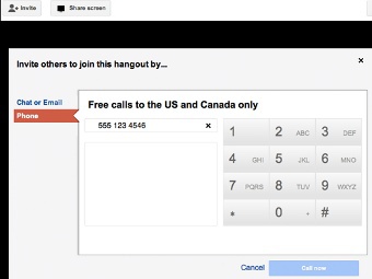 Из Google+ можно будет звонить на телефонные номера