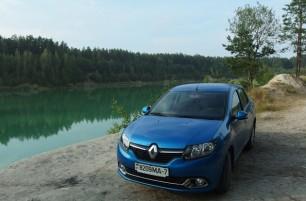Все оттенки синего: «Ежедневник» добрался до меловых карьеров на новом Renault Logan