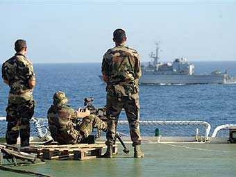 Голландские военные захватили семерых сомалийских пиратов