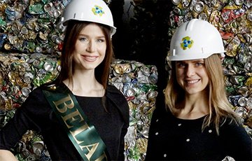 Королевы красоты из Гродно стали за конвейер и сортировали мусор