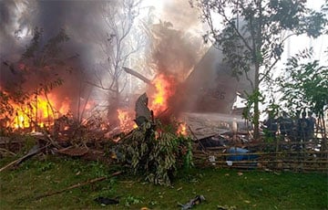 На Филиппинах разбился самолет с 85 военными на борту