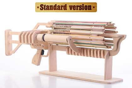 На Kickstarter собрали средства на «резиночный» пулемет Гатлинга