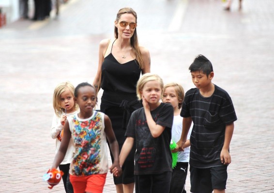 Анджелина Джоли хочет лишить наследства своих пятерых детей