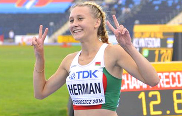 ЧЕ-2018: Белоруска Эльвира Герман выиграла золото в финале 100 метров с барьерами
