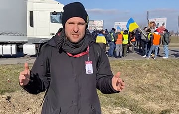 Волонтер и журналист Евгений Климакин рассказал о блокировке беларусских и московийских фур на польской границе