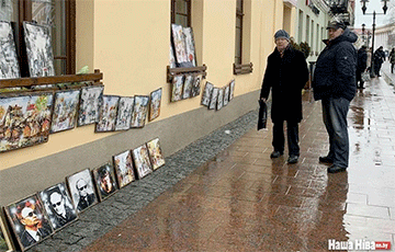 В Гродно художник продавал портреты Путина и все закончилось конфликтом