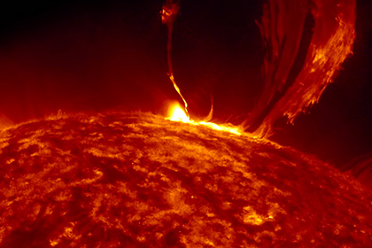 НАСА представило видео «плевка Сатаны» на Солнце