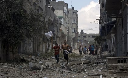 Жертвами авиаударов в секторе Газа стали 87 палестинцев