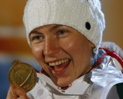 Домрачева признана лучшей спортсменкой Европы 2014 года