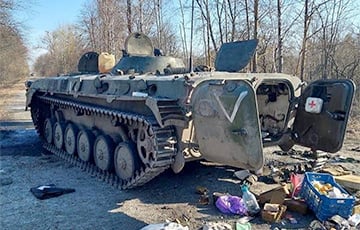 Бойцы ВСУ «перемололи» рвавшуюся к Киеву технику московиян