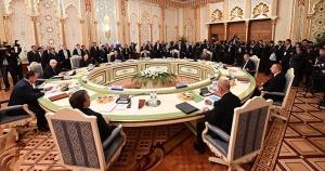 Александр Лукашенко принимает участие в саммите СНГ