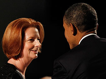 Премьер Австралии пожаловалась Обаме на участь женщины-политика