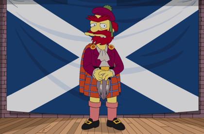 Садовник из «Симпсонов» поддержал независимость Шотландии