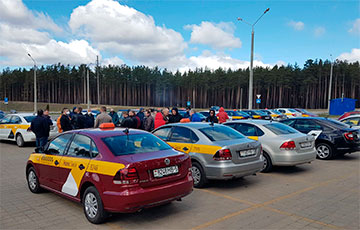 В Борисове забастовали водители «Яндекс. Такси»