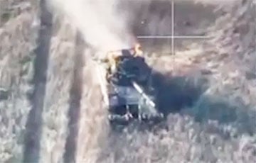 ВСУ показали эффектное уничтожение московитского танка
