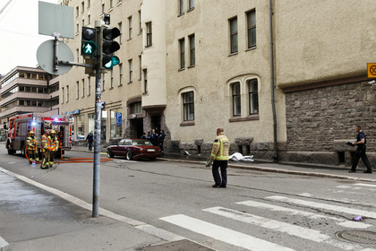 В результате наезда на пешеходов в Хельсинки пострадали два россиянина