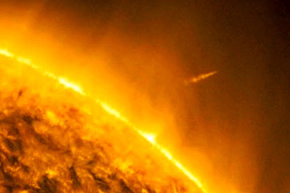Астрономы изучили взрыв кометы в солнечной атмосфере