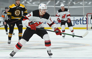 Белорус Егор Шарангович забросил четвертую шайбу в НХЛ