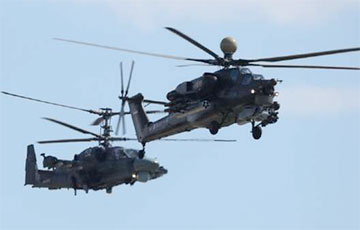 В Ростовской области РФ возле украинской границы заметили 16 военных вертолетов