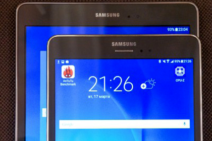 Samsung представила два планшета для чтения
