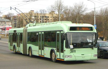 Троллейбусы в центре Минска остановились из-за обрыва сети