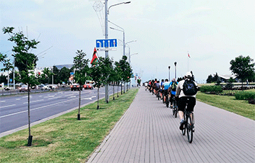 В Минске проходит массовый велопробег солидарности