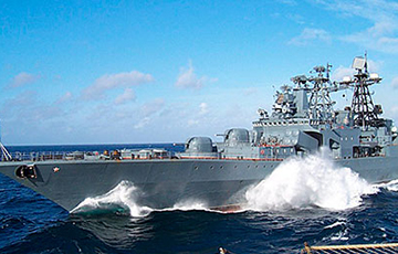 Американский крейсер перехватил российский военный корабль «Адмирал Виноградов»