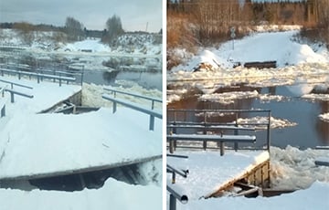 В России развалился мост, построенный дочерним предприятием «Росатома» полгода назад